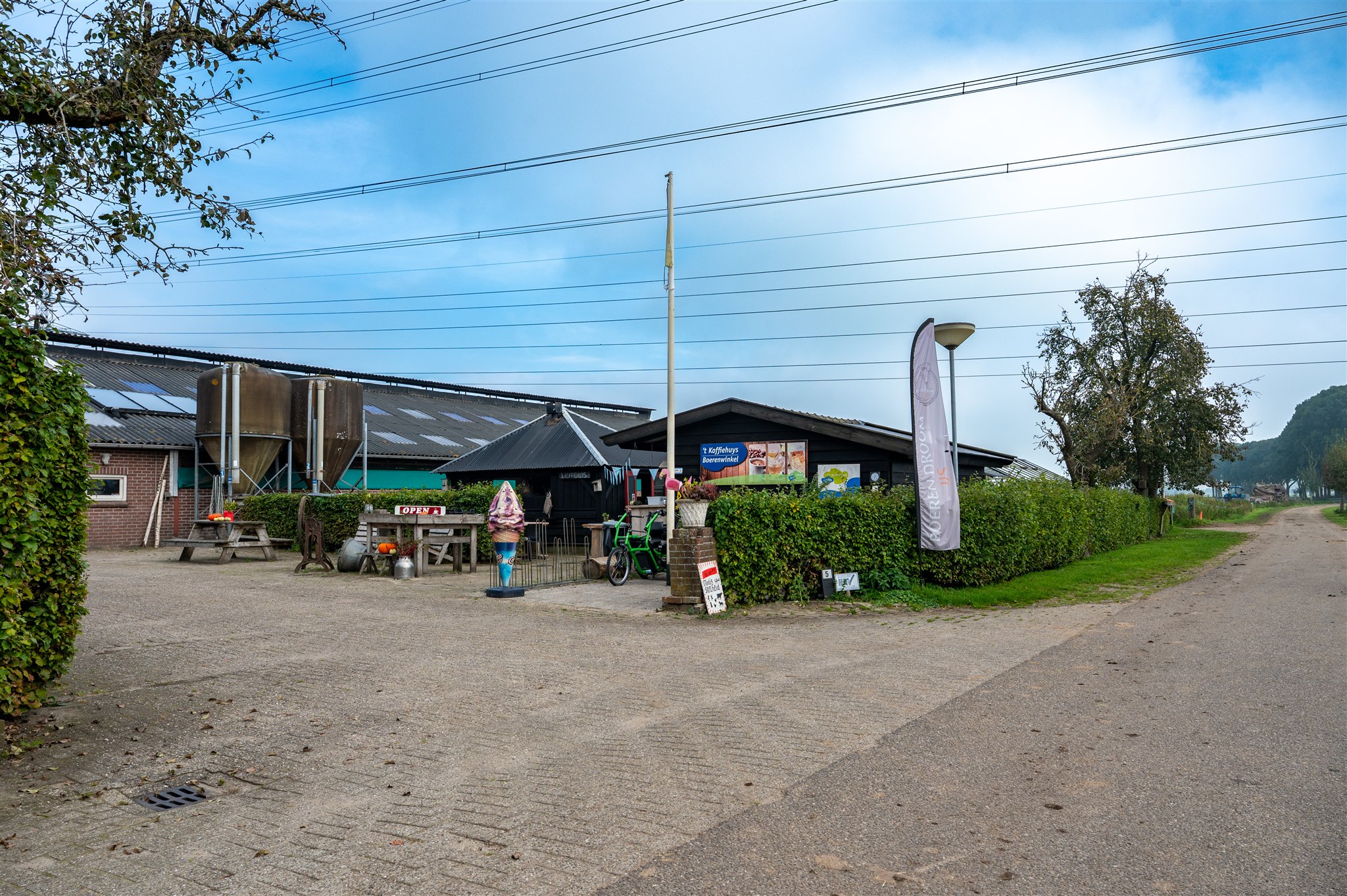 Boerderijwinkel met lokale producten