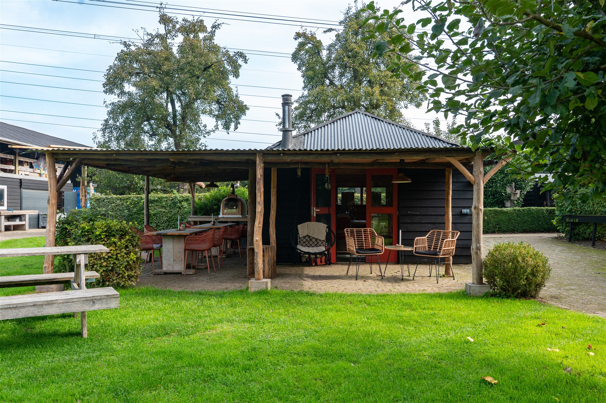 Gezellige zithoek bij De Boerderij